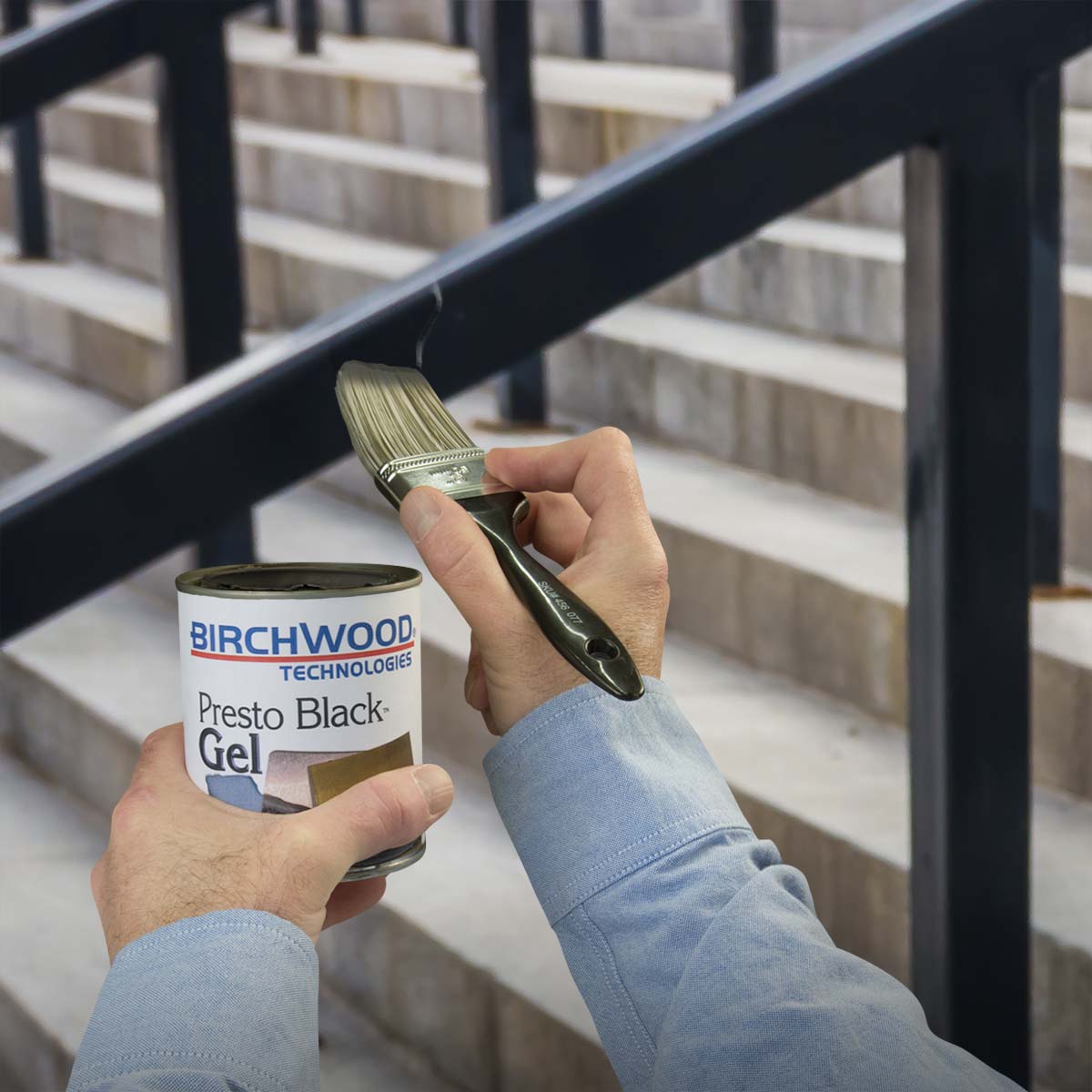 Finishing Gels Work For InPlace Finishing Metal Surfaces