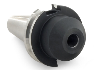 Steel toolholder machined from steel and finished with Tru Temp mid-temperature Black Oxide