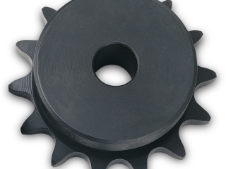 Gear component machined from steel and finished with Tru Temp mid-temperature Black Oxide