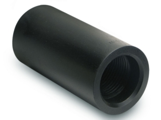Oil industry sucker rod machined from steel and finished with Tru Temp mid-temperature Black Oxide