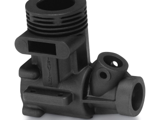 Iron casting cylinder finished with Presto Black blackener