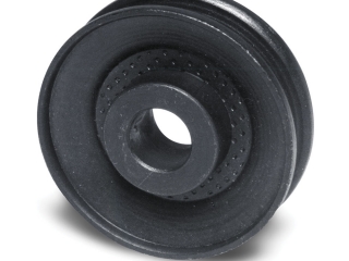 Presto Black finish on sheave pulley