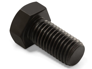 Machined bolt shown with Presto Black SSB finish