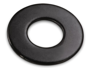 Stainless steel washer uses the Presto Black SSB finish for rust protection