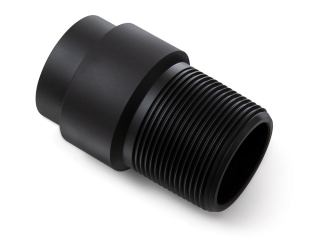 Coupler machined from steel finished with TRU TEMP&reg; 2ND GEN black oxide